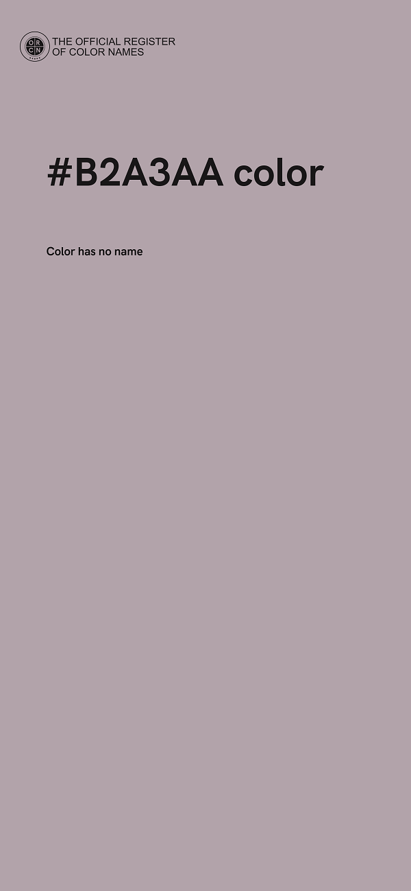 #B2A3AA color image