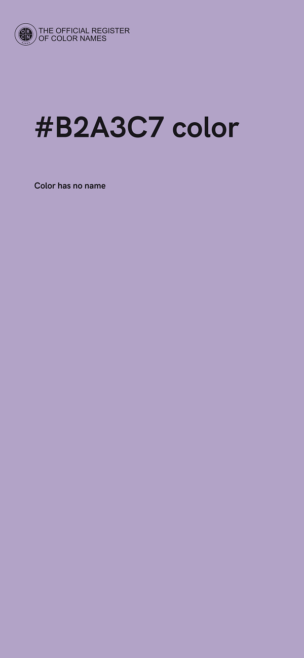 #B2A3C7 color image