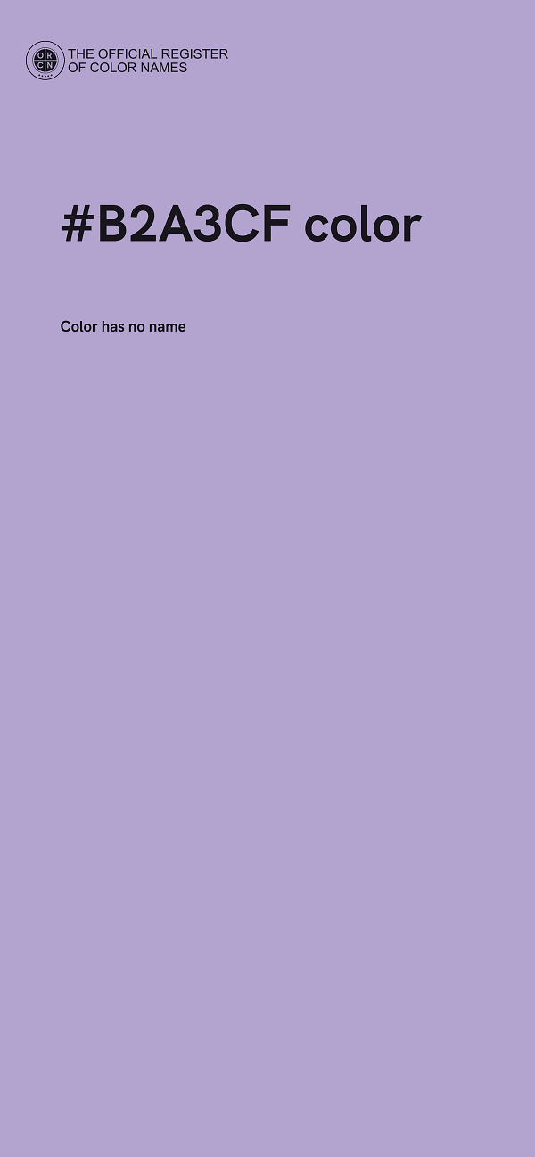 #B2A3CF color image