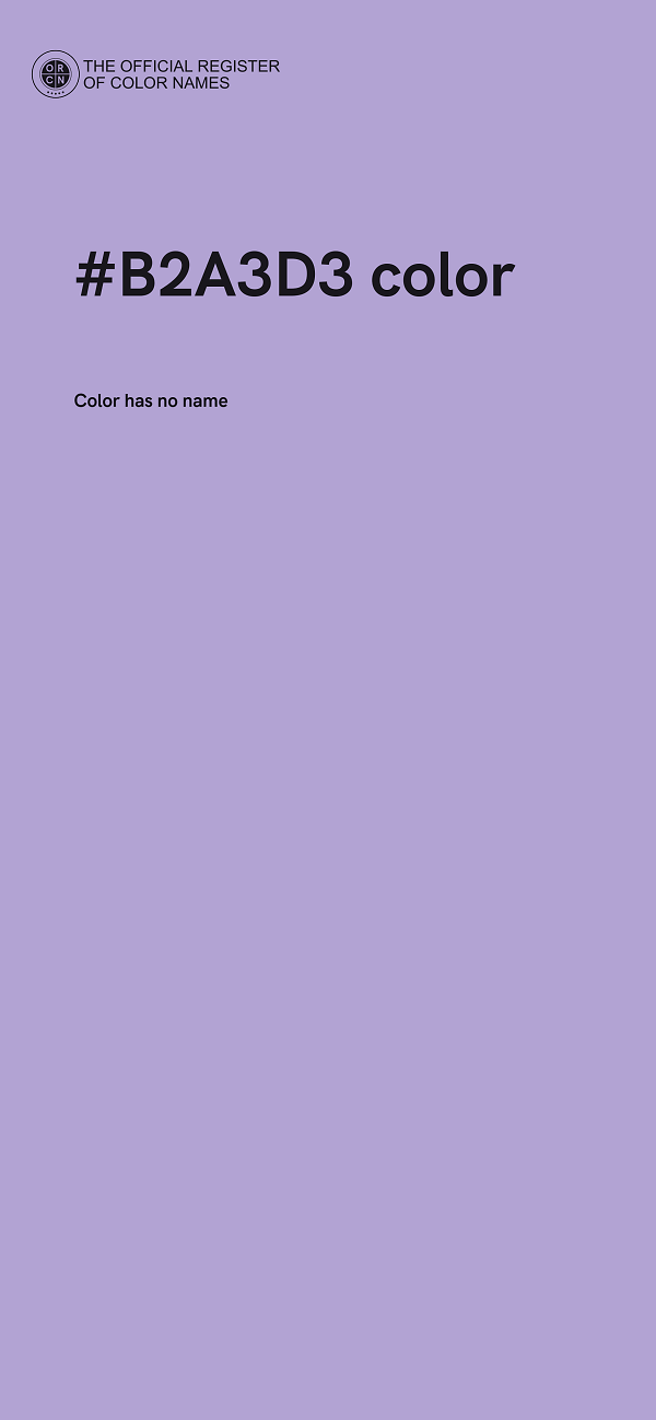 #B2A3D3 color image