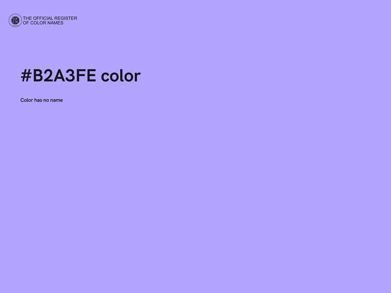 #B2A3FE color image