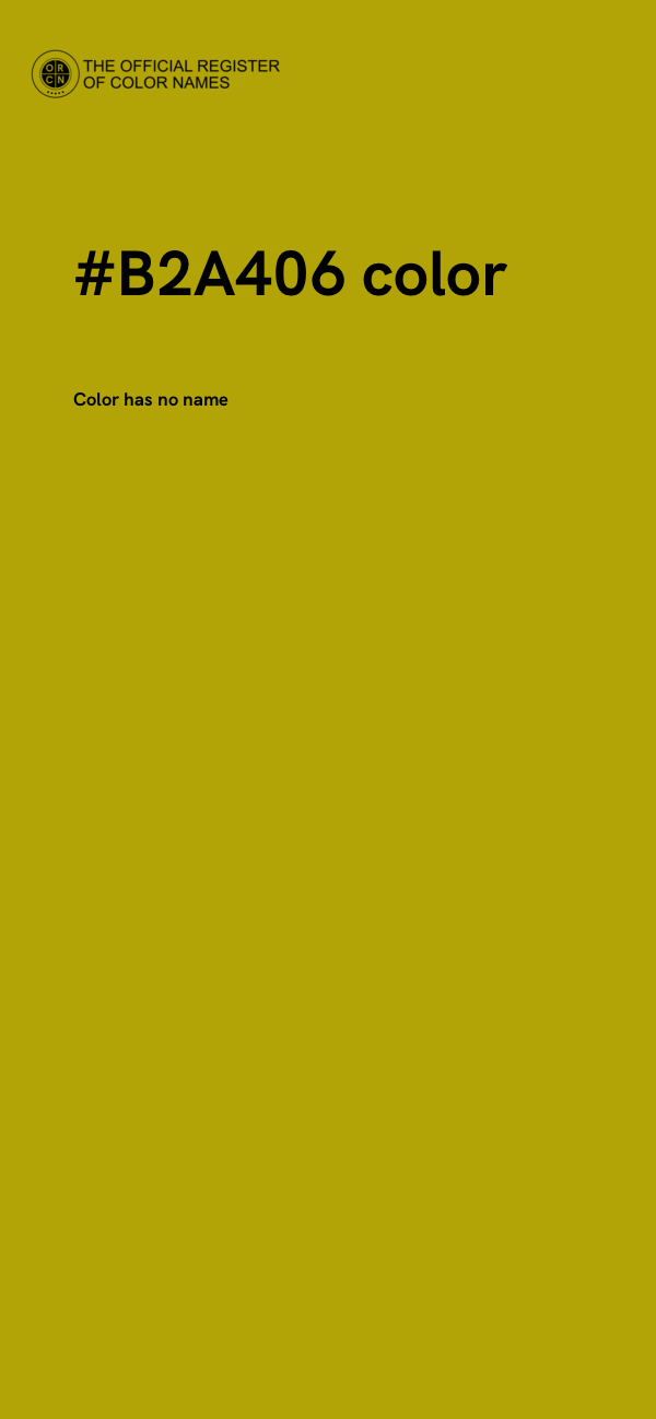 #B2A406 color image