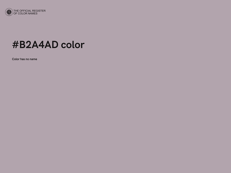 #B2A4AD color image