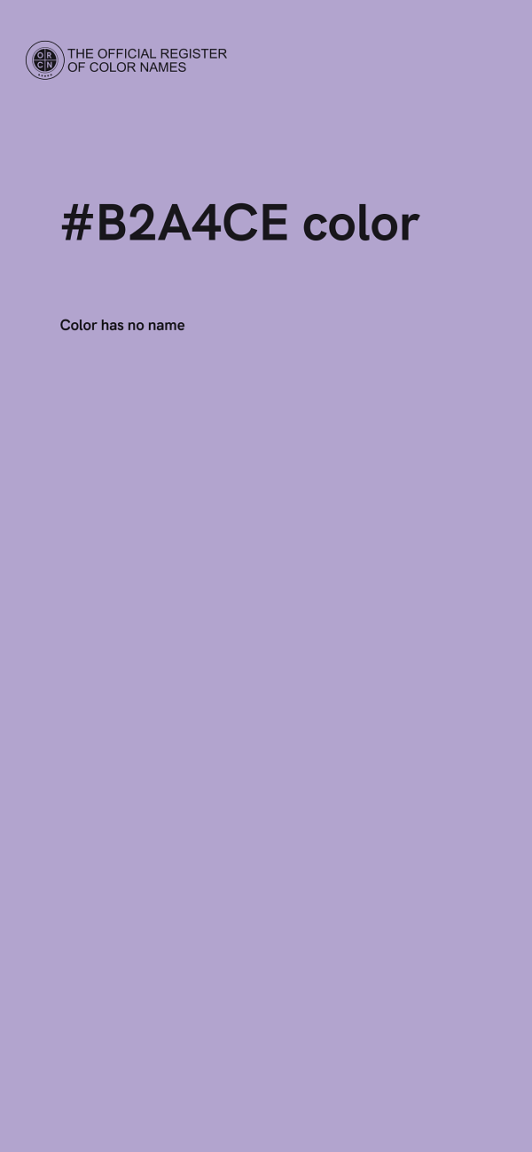 #B2A4CE color image