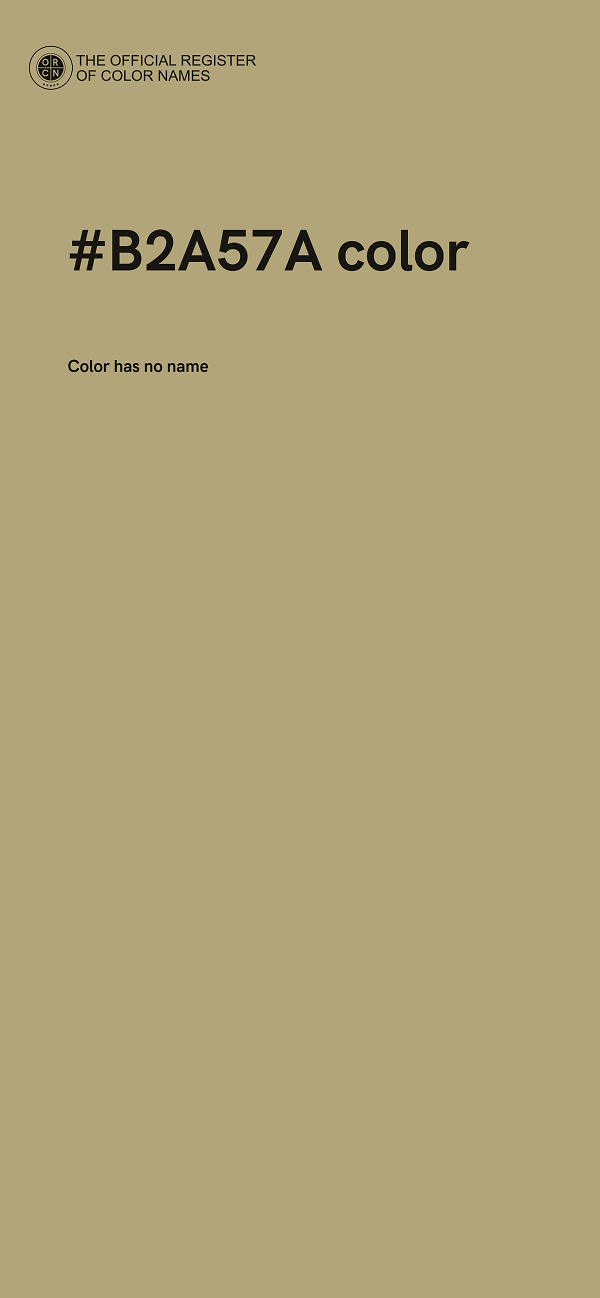 #B2A57A color image