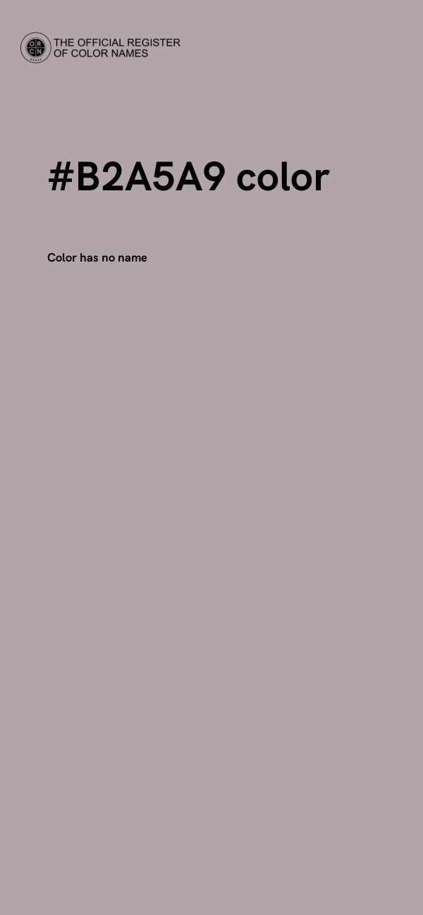 #B2A5A9 color image
