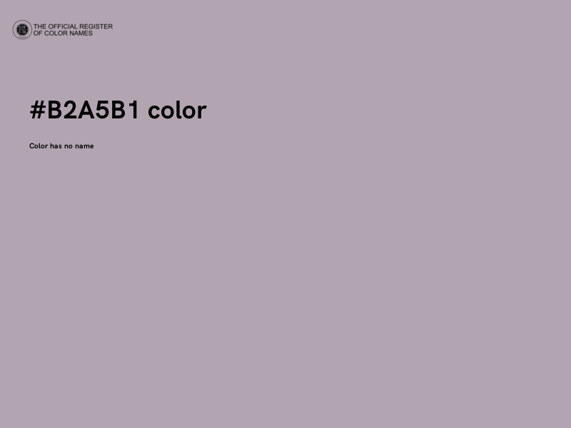 #B2A5B1 color image