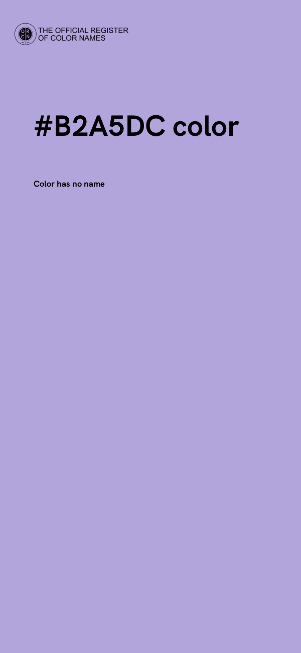 #B2A5DC color image