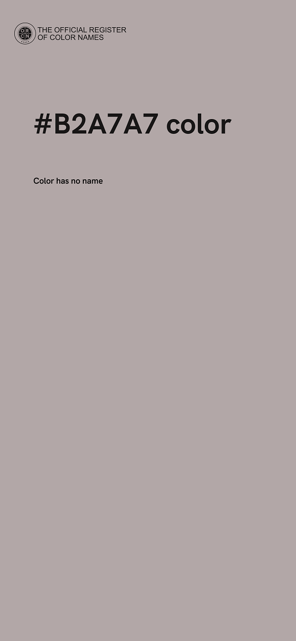 #B2A7A7 color image