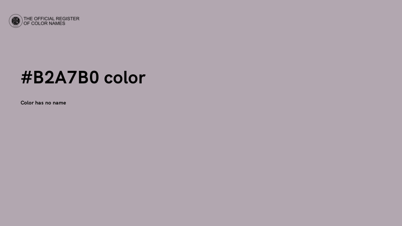 #B2A7B0 color image