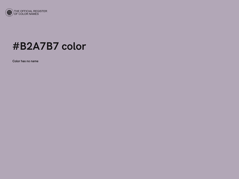 #B2A7B7 color image