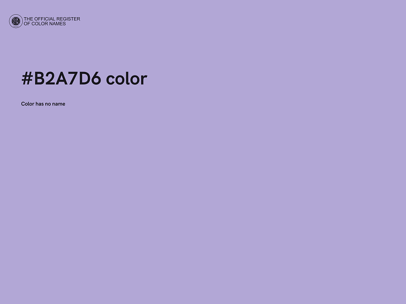 #B2A7D6 color image