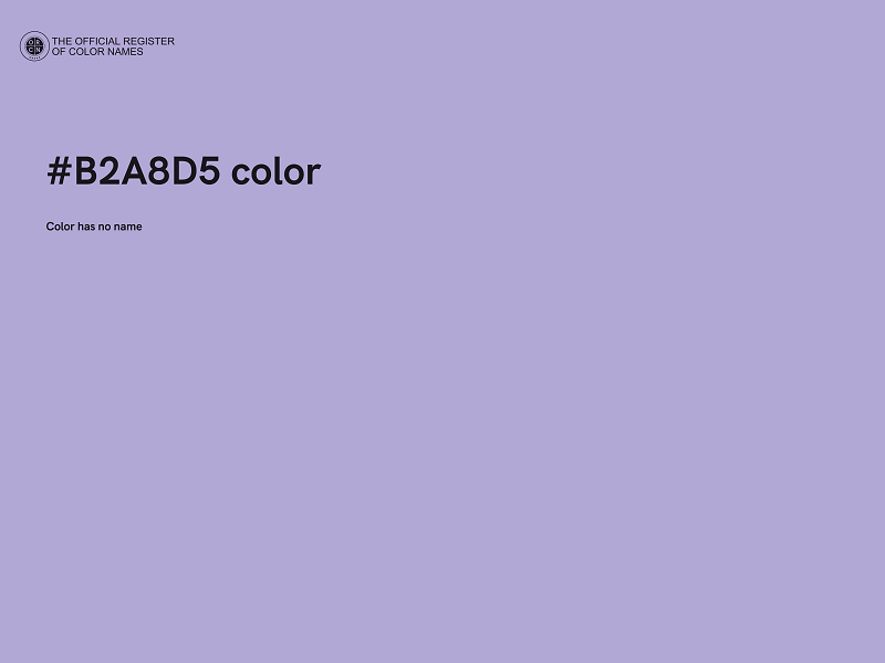 #B2A8D5 color image