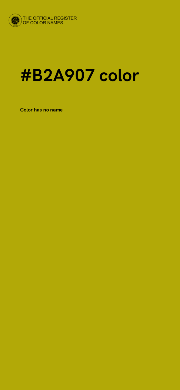 #B2A907 color image