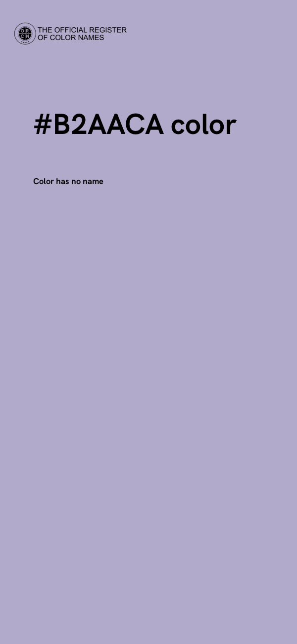 #B2AACA color image