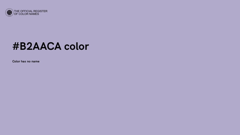 #B2AACA color image