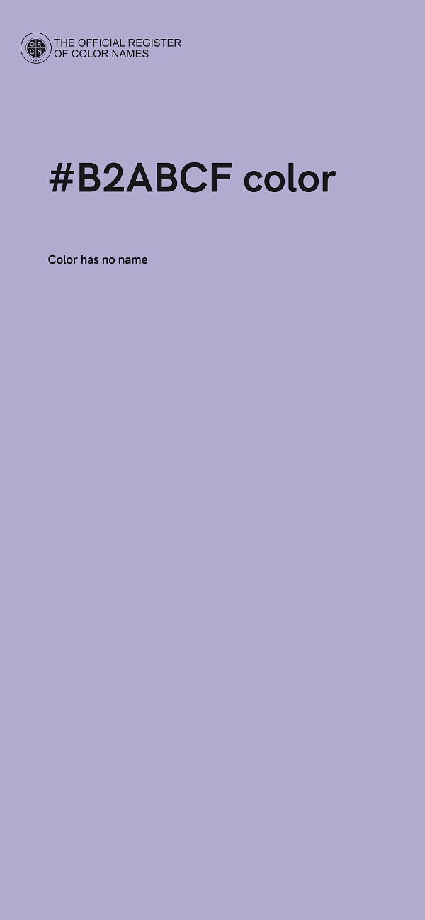 #B2ABCF color image