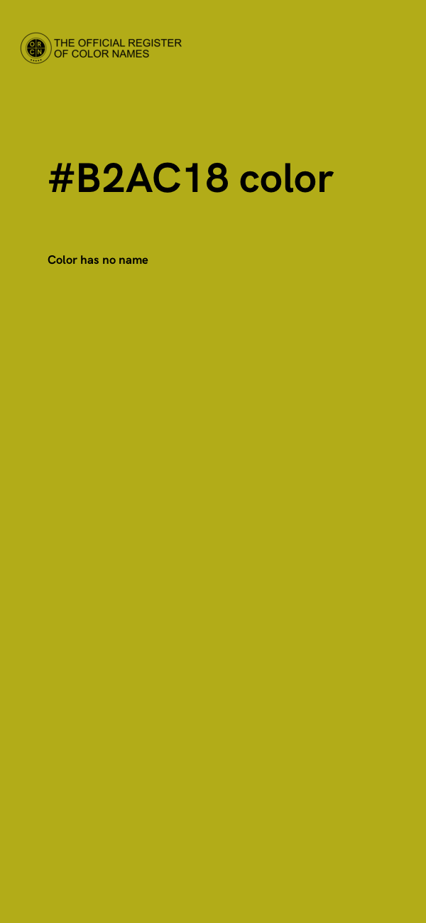 #B2AC18 color image