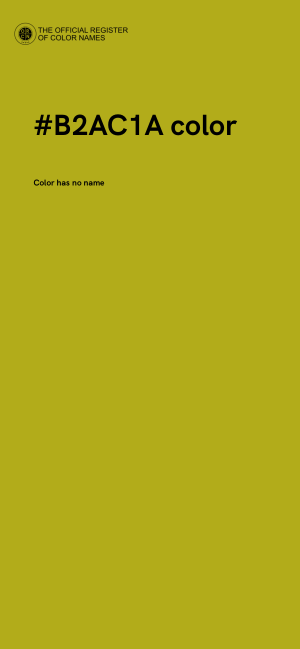 #B2AC1A color image