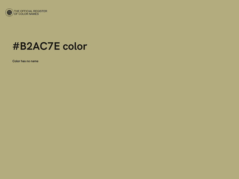 #B2AC7E color image