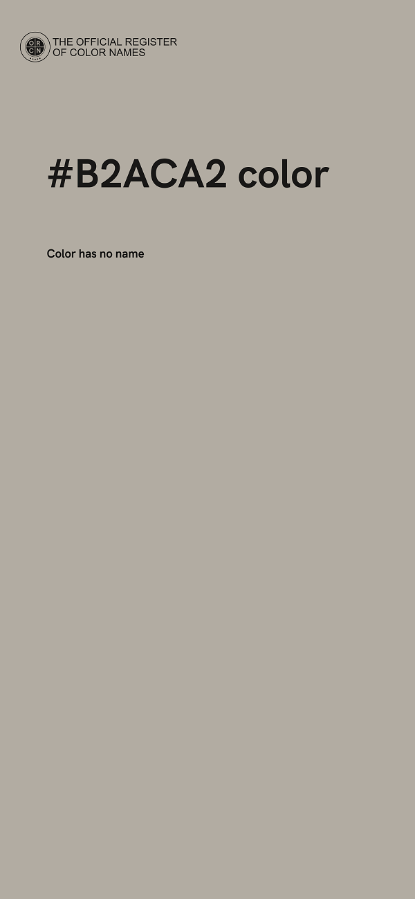 #B2ACA2 color image