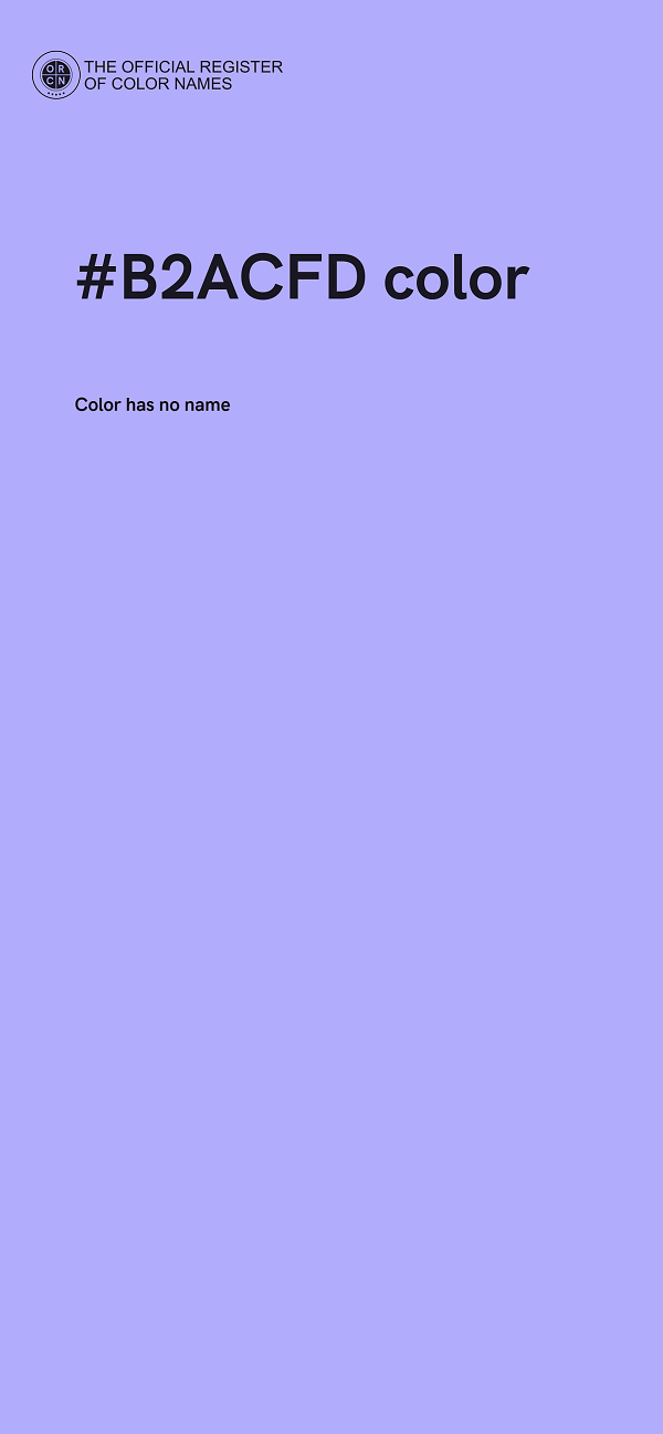 #B2ACFD color image