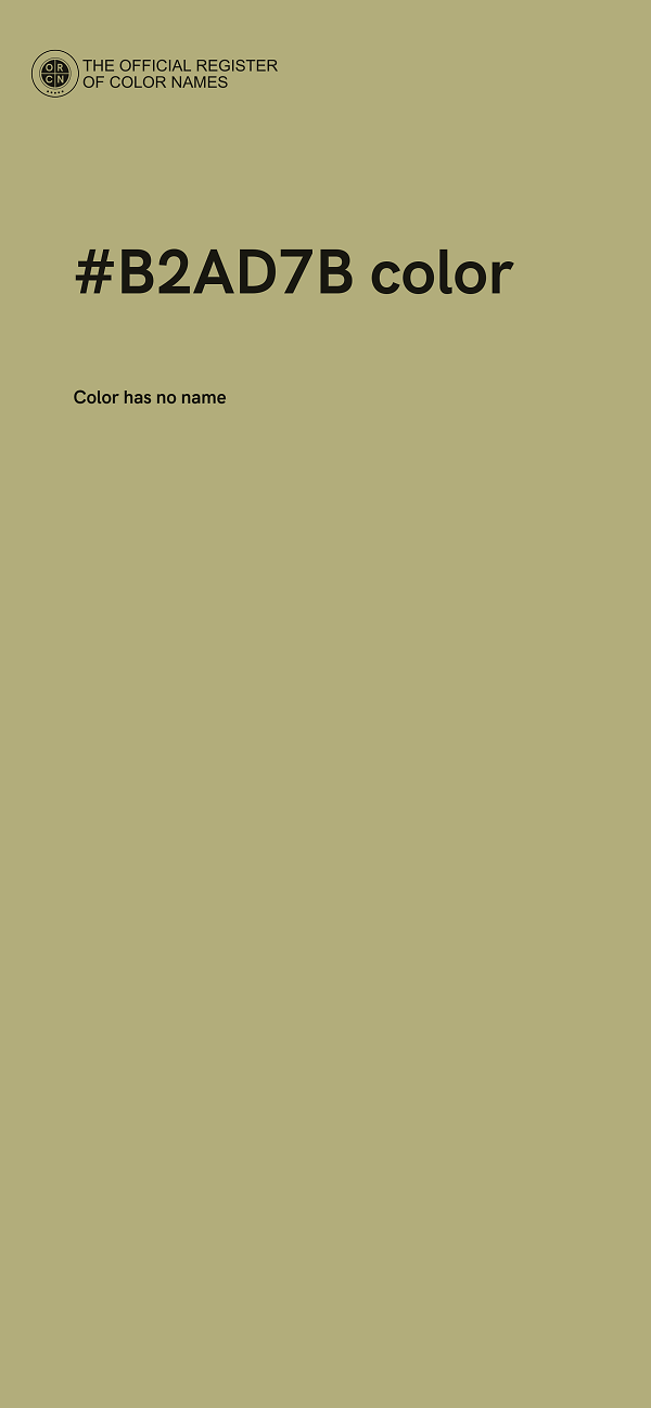 #B2AD7B color image