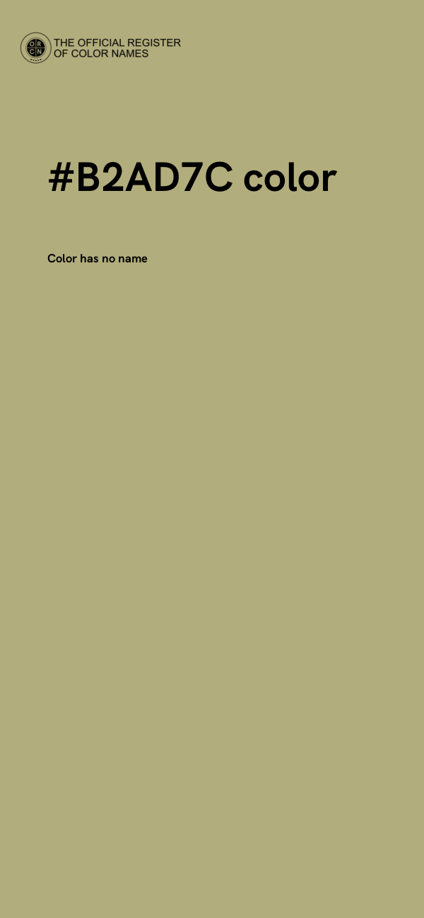 #B2AD7C color image
