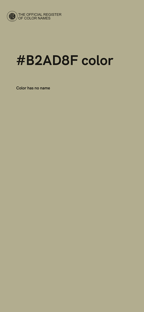 #B2AD8F color image