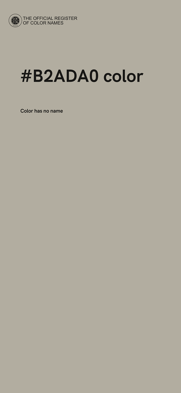 #B2ADA0 color image
