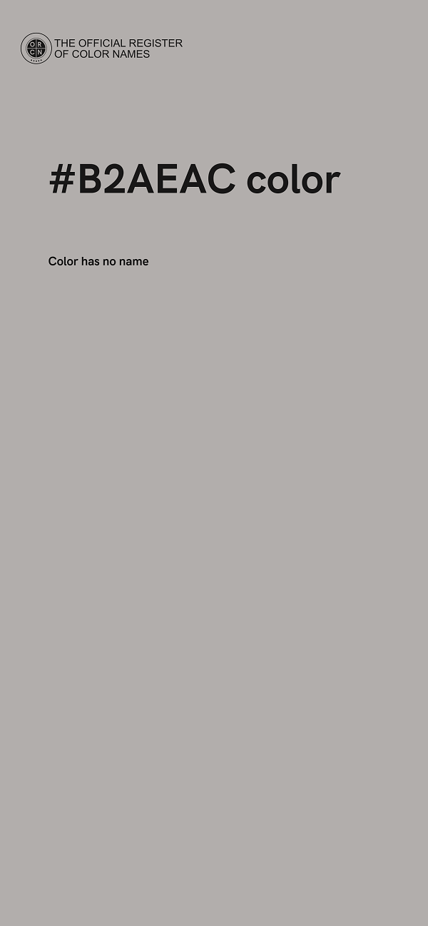 #B2AEAC color image