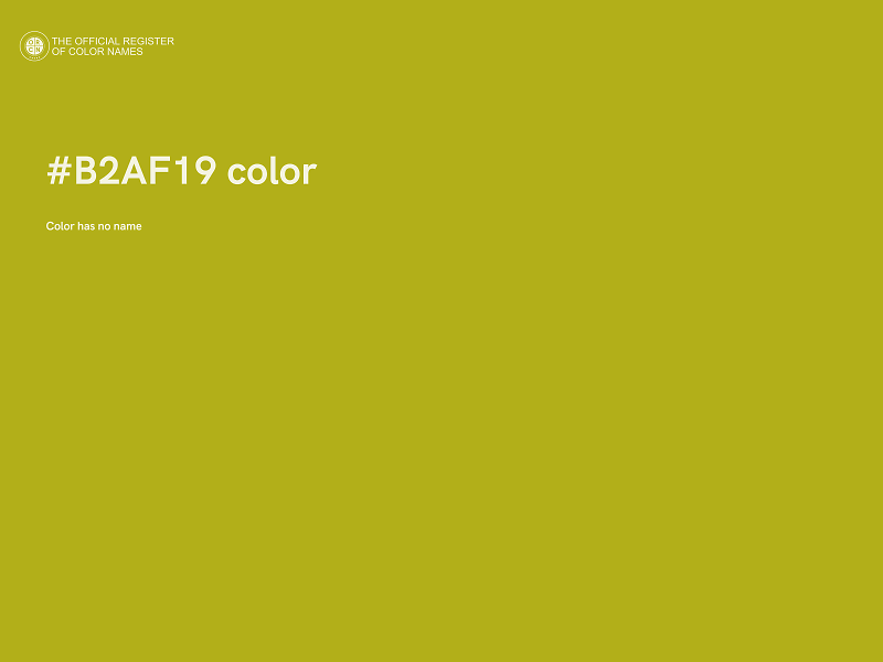 #B2AF19 color image