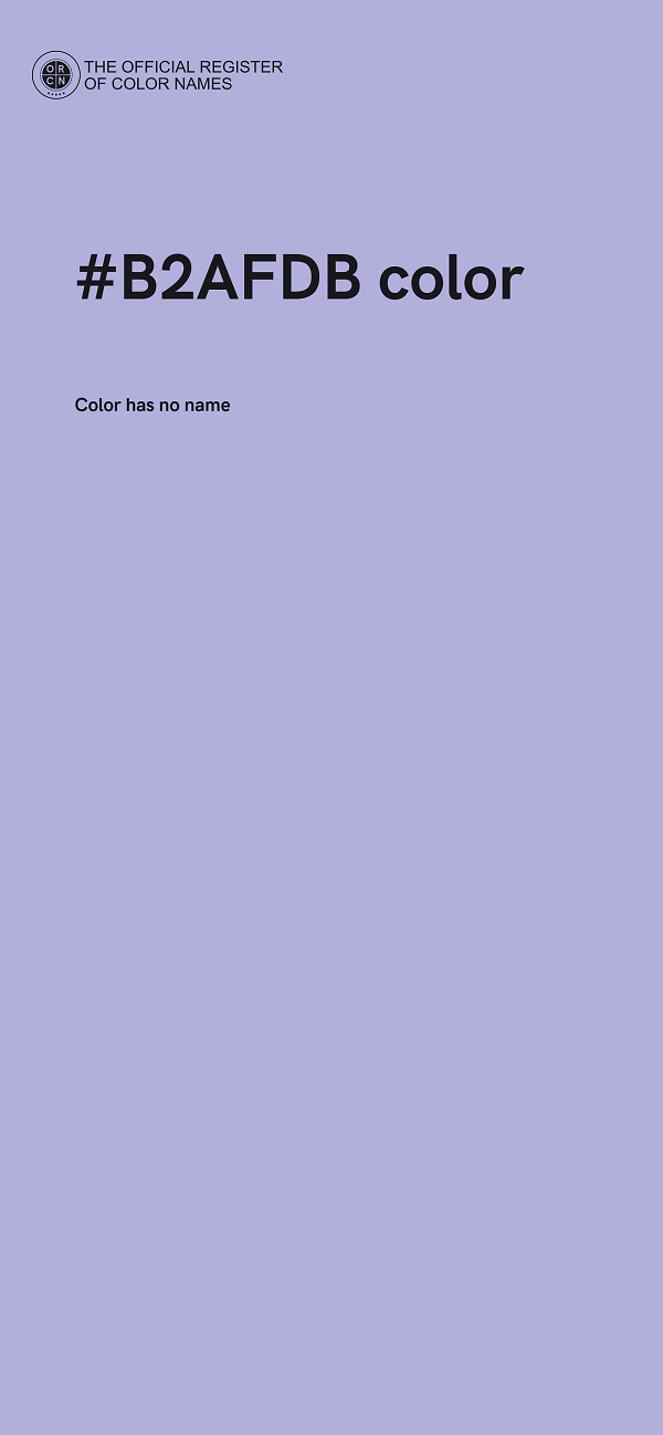 #B2AFDB color image