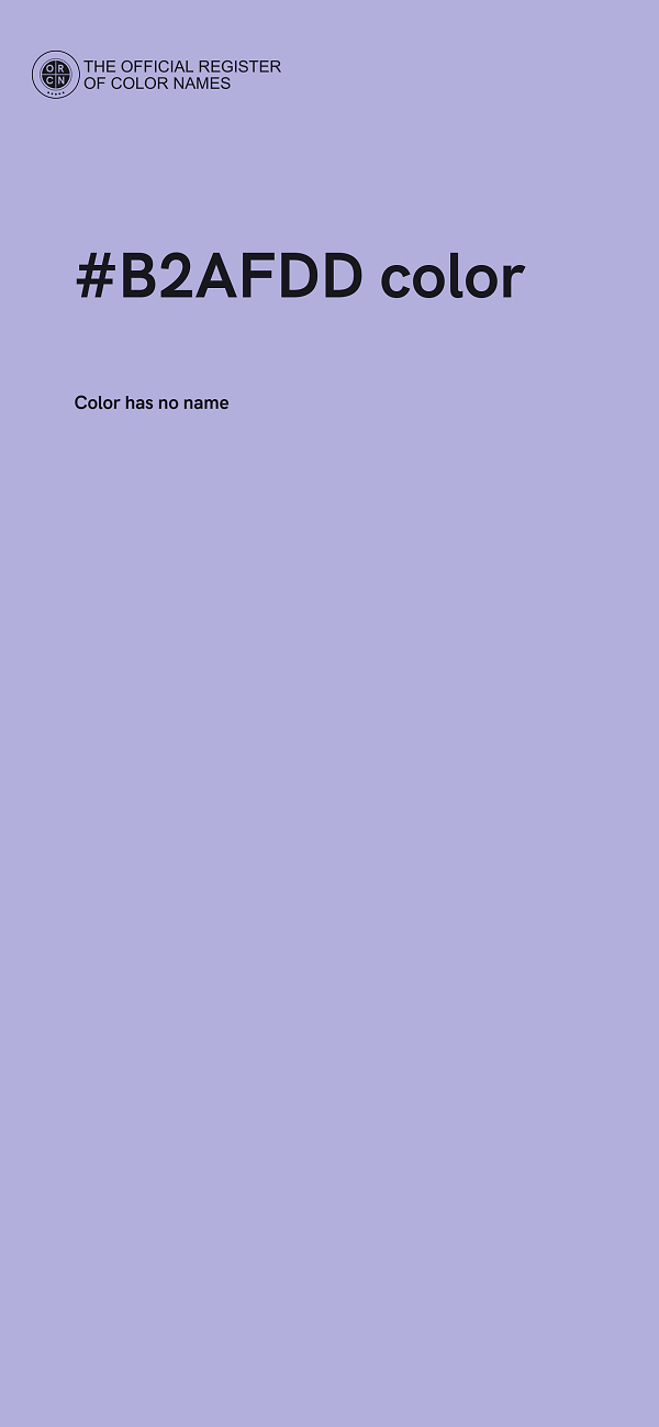 #B2AFDD color image