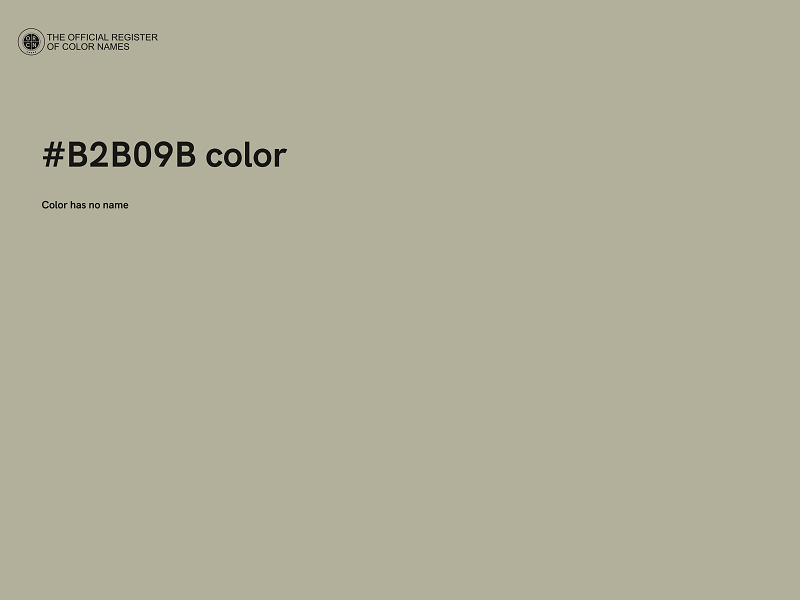 #B2B09B color image