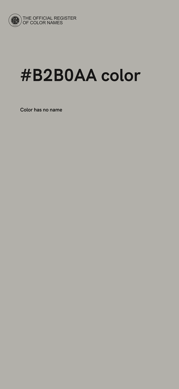 #B2B0AA color image