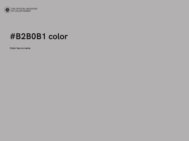 #B2B0B1 color image