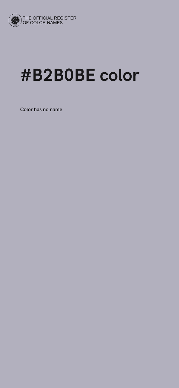 #B2B0BE color image
