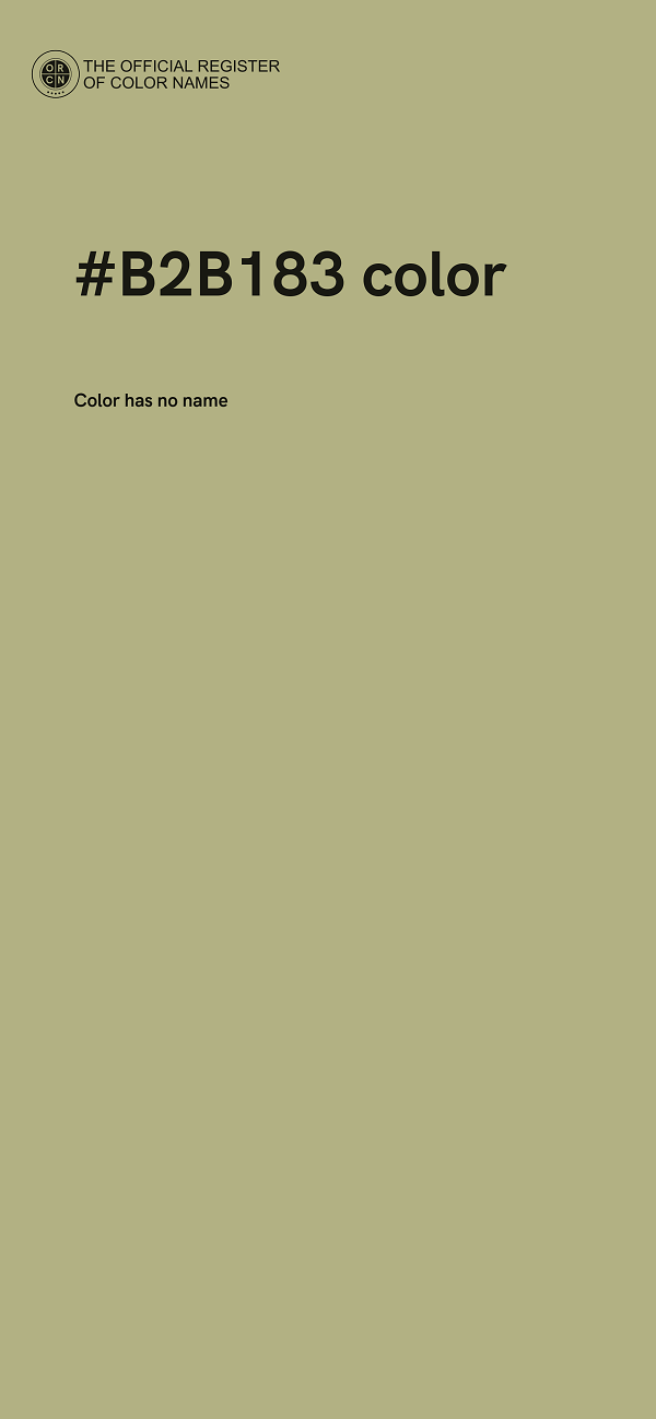 #B2B183 color image