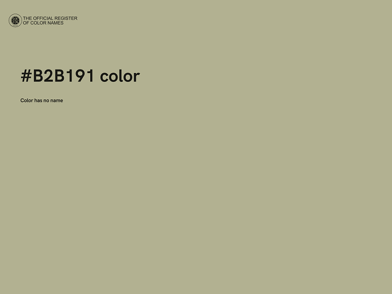 #B2B191 color image
