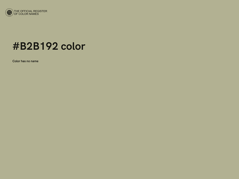 #B2B192 color image