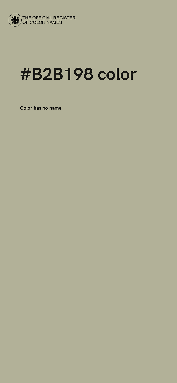 #B2B198 color image