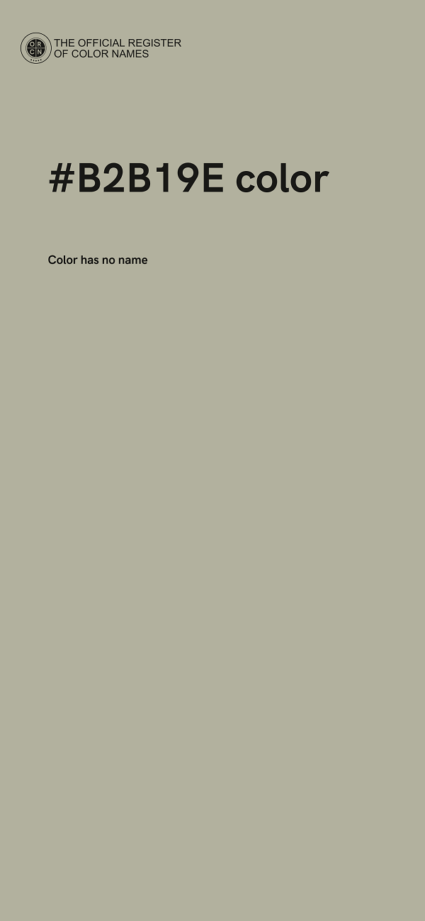 #B2B19E color image