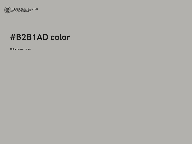 #B2B1AD color image