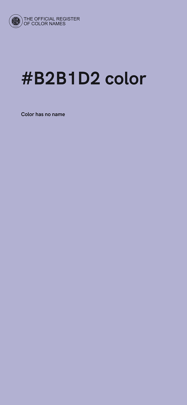 #B2B1D2 color image