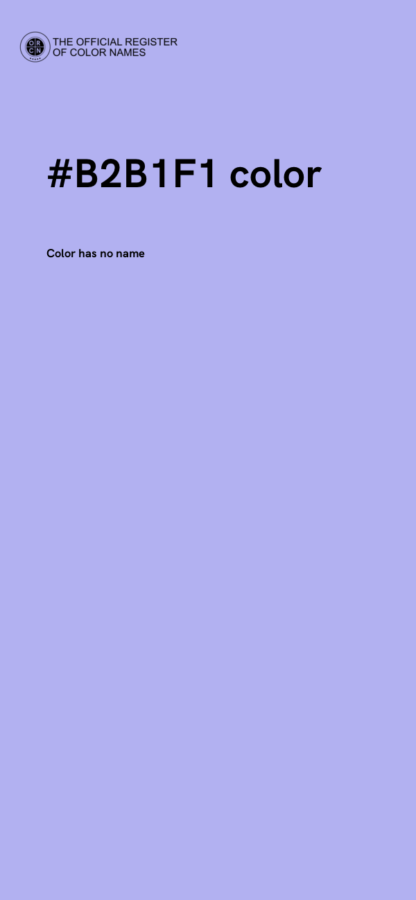 #B2B1F1 color image
