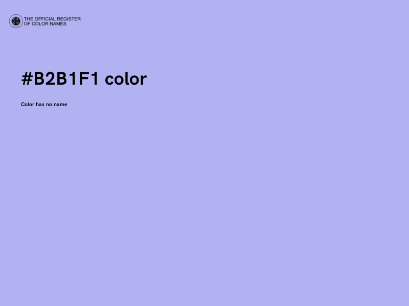 #B2B1F1 color image