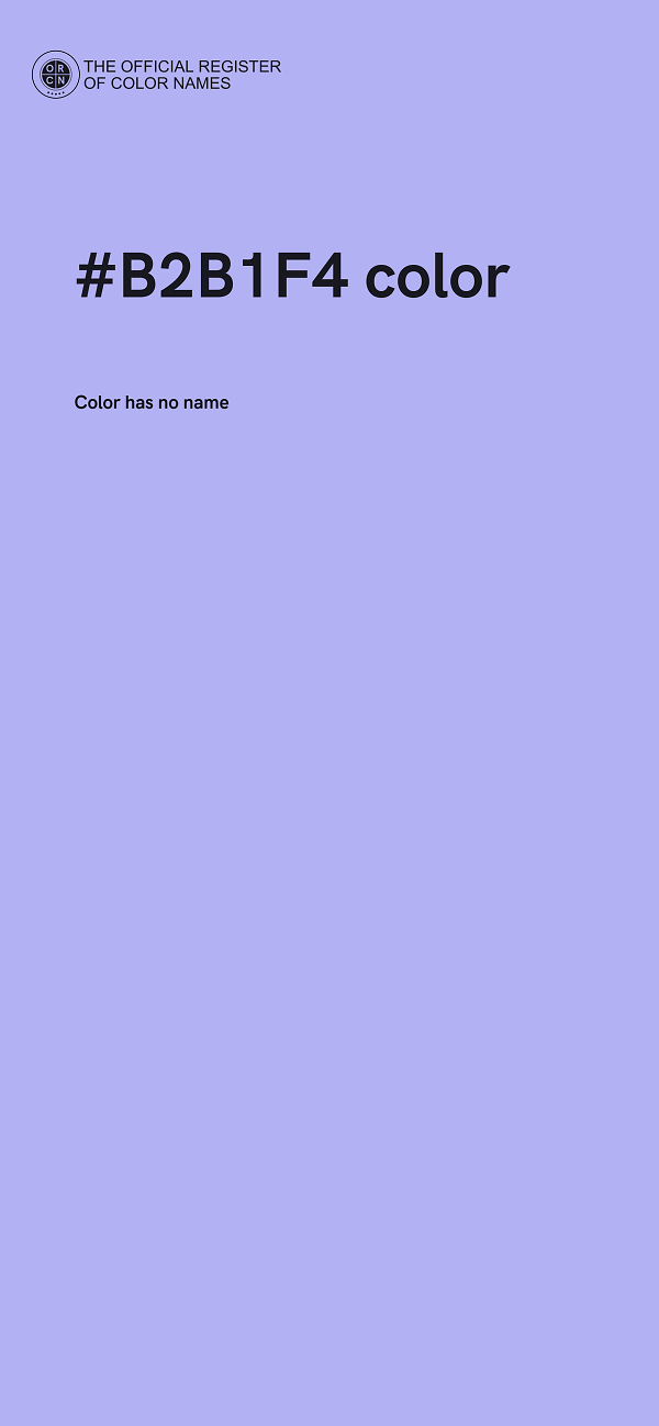 #B2B1F4 color image