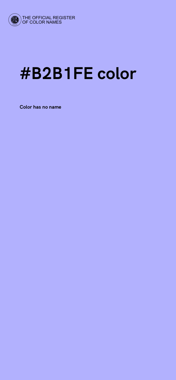 #B2B1FE color image