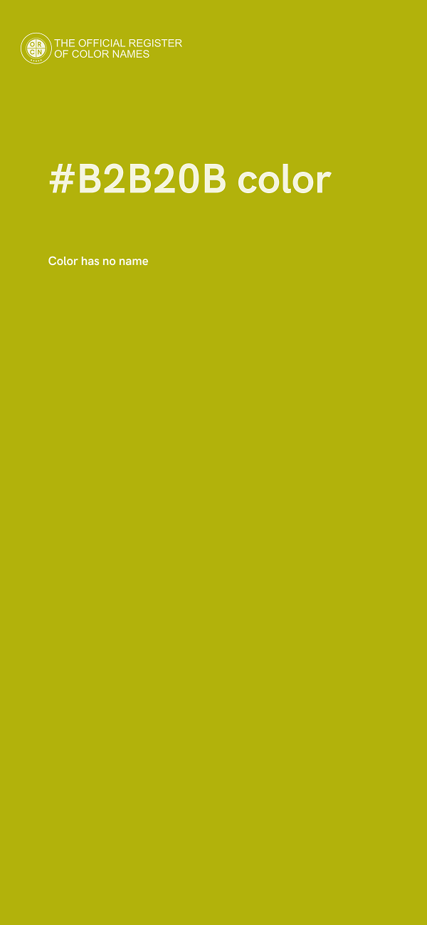 #B2B20B color image